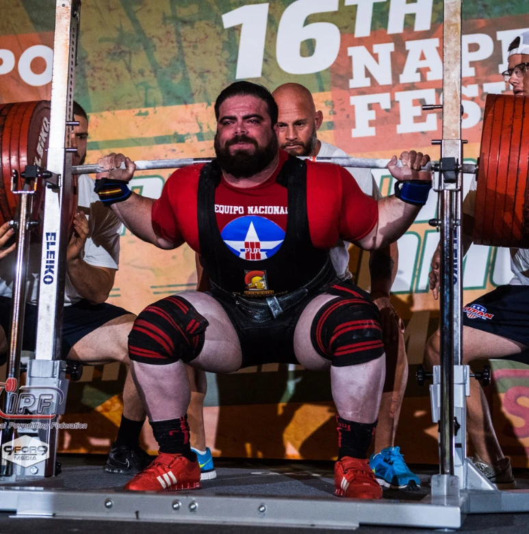 Carlos Rivera weight lifting